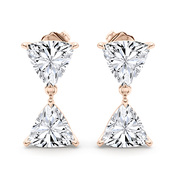 Twin Trillion Earrings 