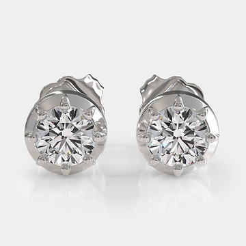 Georgian Cut Diamond Studs 