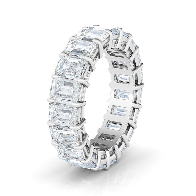 Emerald Cut Diamond Eternity - HauteCarat