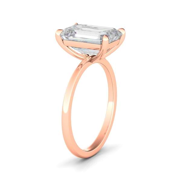 Emerald Cut Diamond Ring - HauteCarat