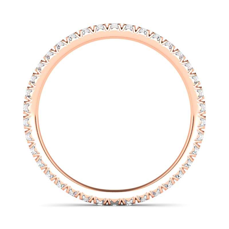 Women's Pave Diamond Eternity Band Lab Created Diamond Eternity Bands