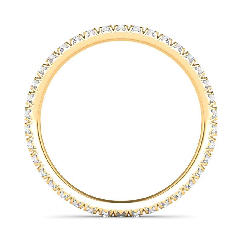 Women's Pave Diamond Eternity Band Lab Created Diamond Eternity Bands
