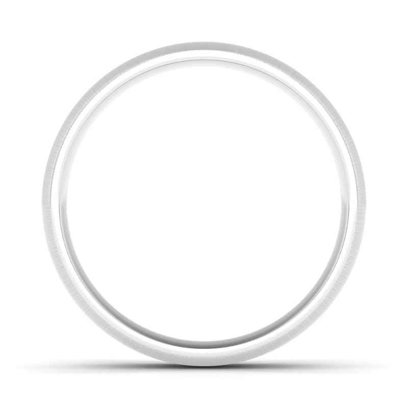 5MM Brush finished Mens Wedding band - HauteCarat