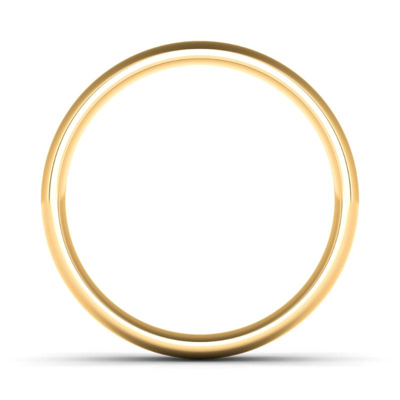 5MM High Polish Finish Mens Wedding Band - HauteCarat