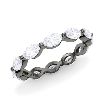 Men's Sideways Marquise Diamond Eternity Band 