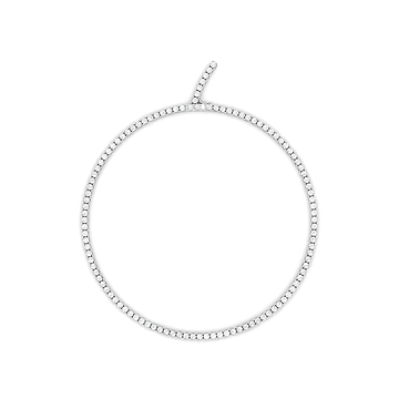 Men's Tennis Chain Necklace With Extender 