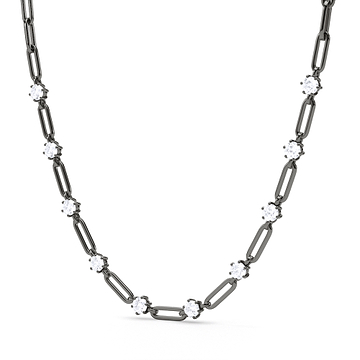 Men's Diamond Paperclip Chain 