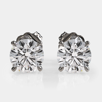 Round Brilliant Diamond Studs 