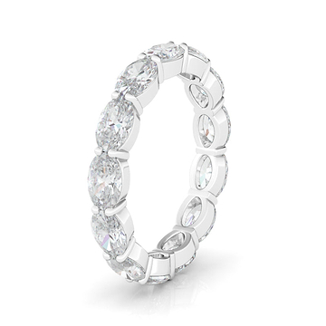 Men's Sideways Oval Diamond Eternity Band 