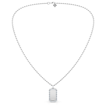 Mixed Diamond Border ID Tag 