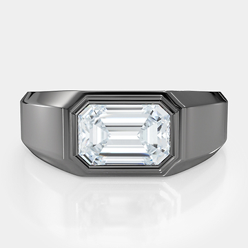 Emerald Signet Ring 