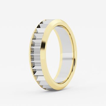 Two Tone Fluted Band 