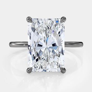 Radiant Cut Diamond Ring 