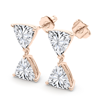 Twin Trillion Earrings 