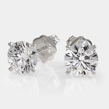 Round Brilliant Diamond Studs 