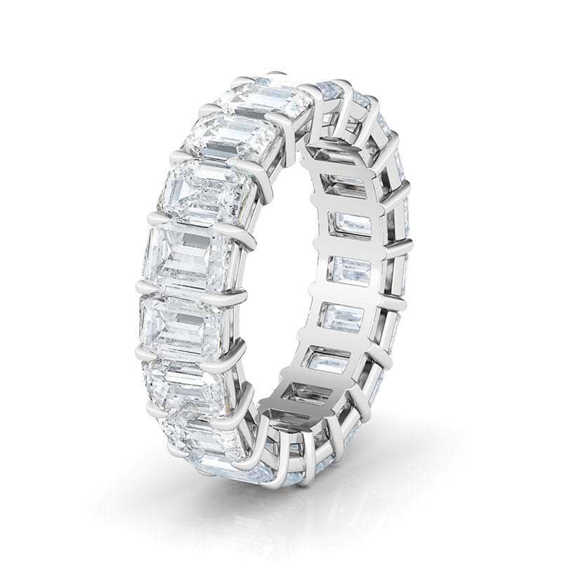 Emerald Cut Diamond Eternity - HauteCarat