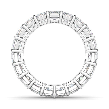 Emerald Cut Diamond Eternity - HauteCarat