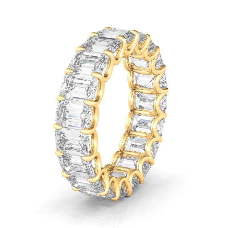 Emerald Cut Diamond Eternity - HauteCarat