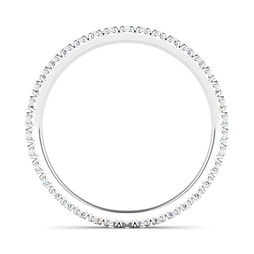 Women's Pave Diamond Eternity Band Lab Created Diamond Eternity Bands