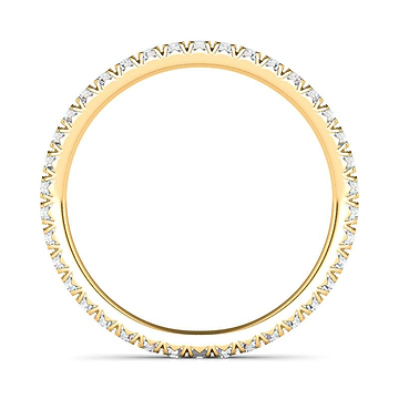 Women's Pave Diamond Eternity Band Lab Created Diamond Eternity Bands