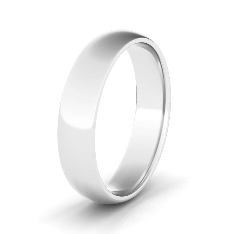5MM High Polish Finish Mens Wedding Band - HauteCarat