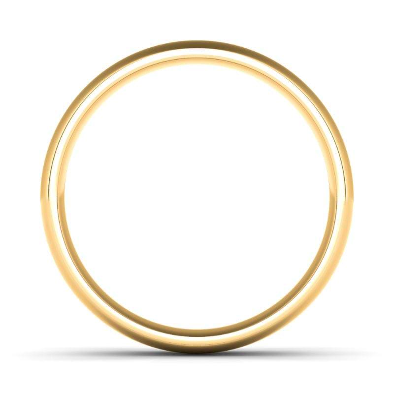 5MM High Polish Finish Mens Wedding Band - HauteCarat