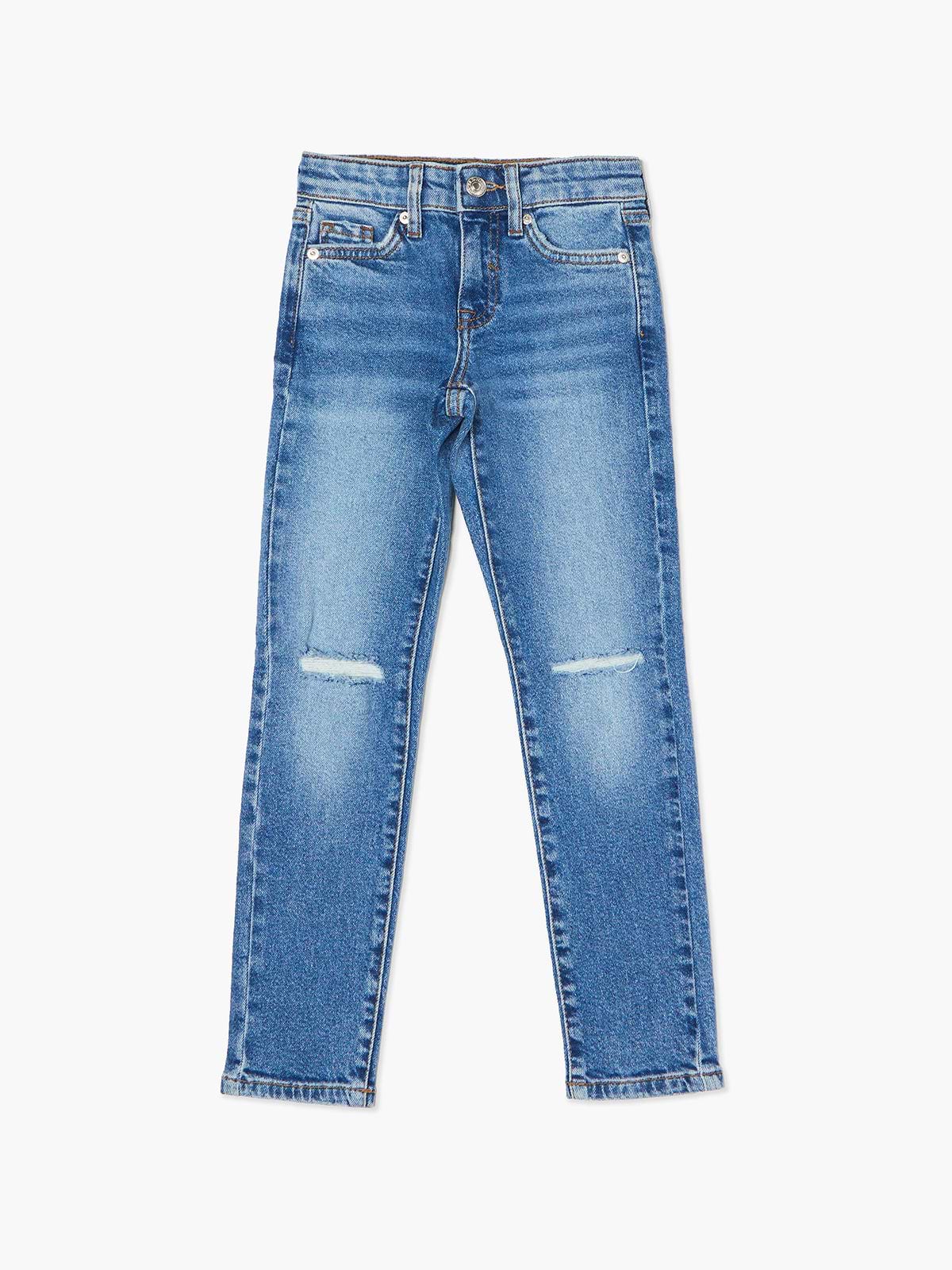 מכנסי ג'ינס עם שפשופים / ילדים יוניסקס