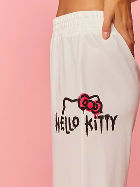 מכנסי טרנינג קטיפה Hello Kitty & Friends