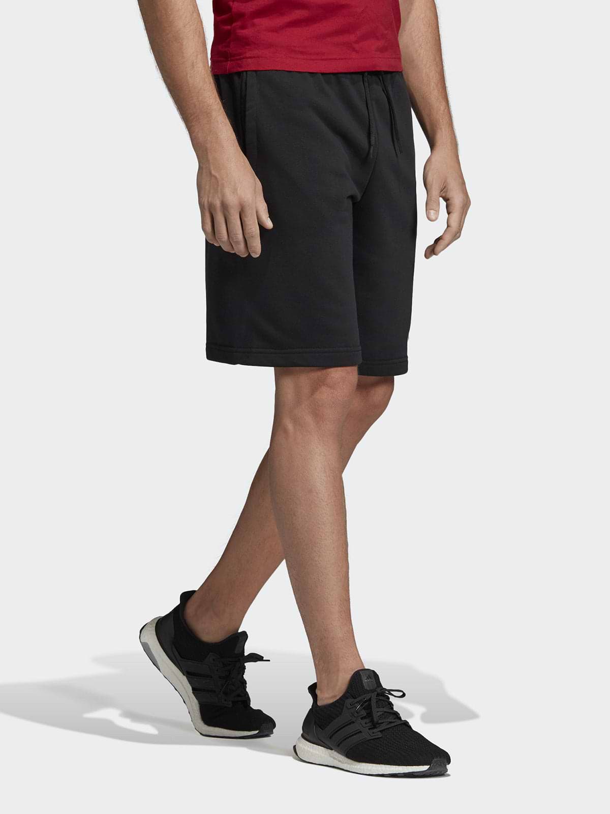 מכנסי טרנינג קצרים עם ביג לוגו- adidas performance|אדידס פרפורמנס