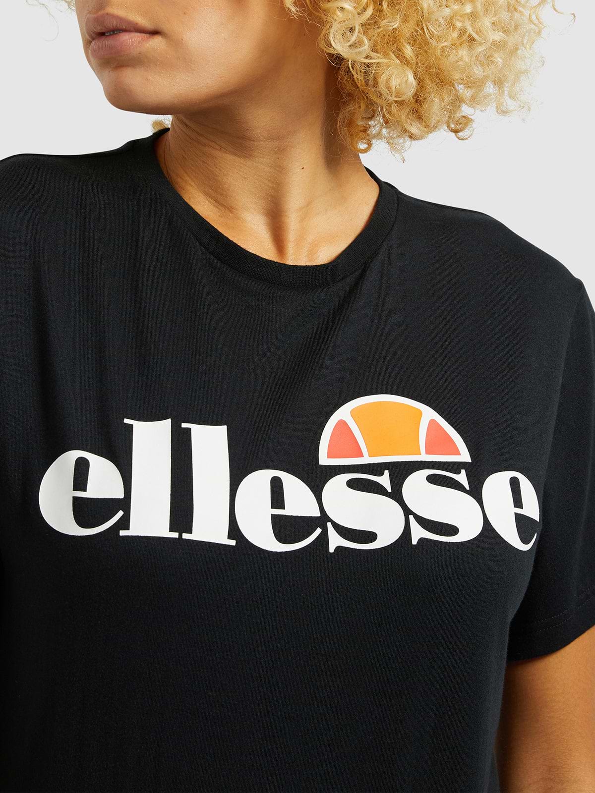טי שירט בייסיק עם הדפס לוגו צבעוני- Ellesse|אלס