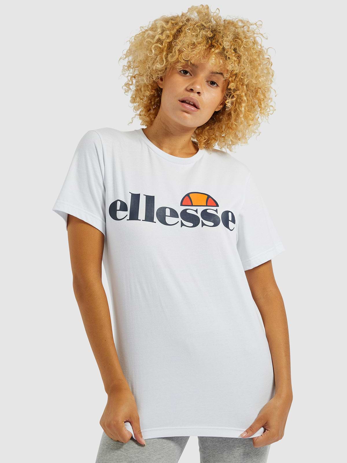 טי שירט בייסיק עם הדפס לוגו צבעוני- Ellesse|אלס