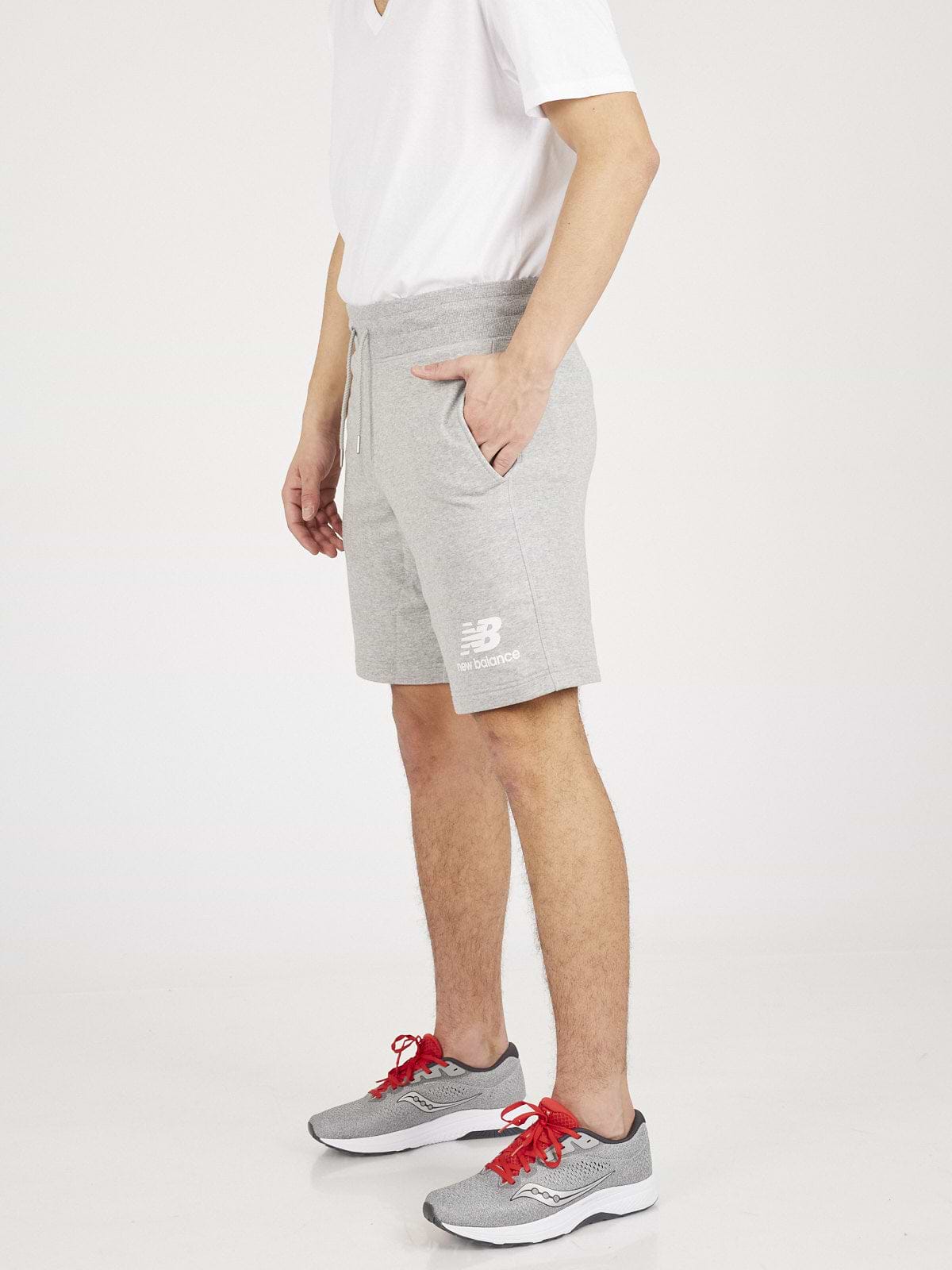מכנסיים קצרים עם הדפס לוגו- New Balance|ניו בלאנס