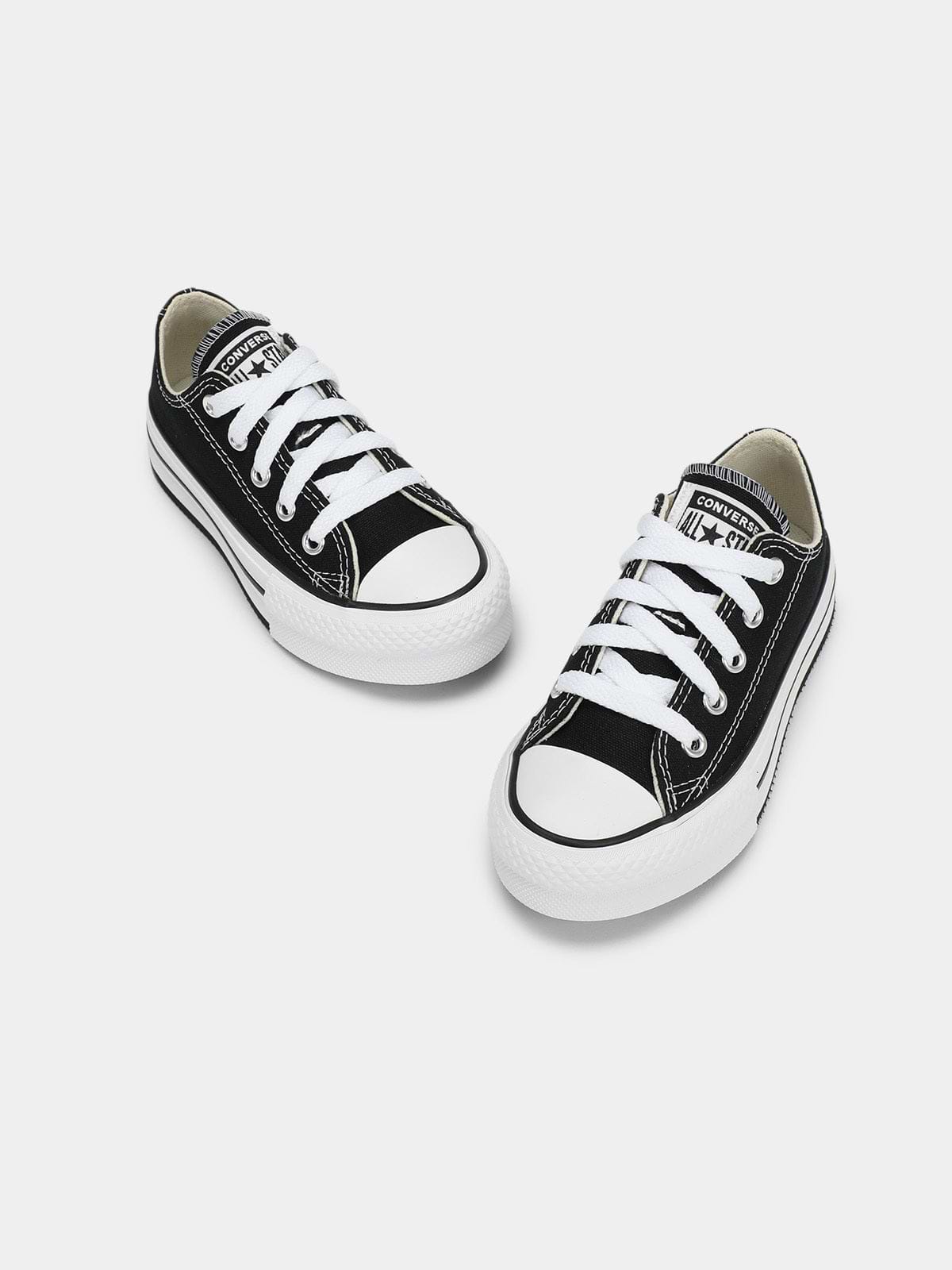 נעלי סניקרס נמוכות עם פלטפורמה CHUCK TAYLOR / ילדים יוניסקס- Converse|קונברס
