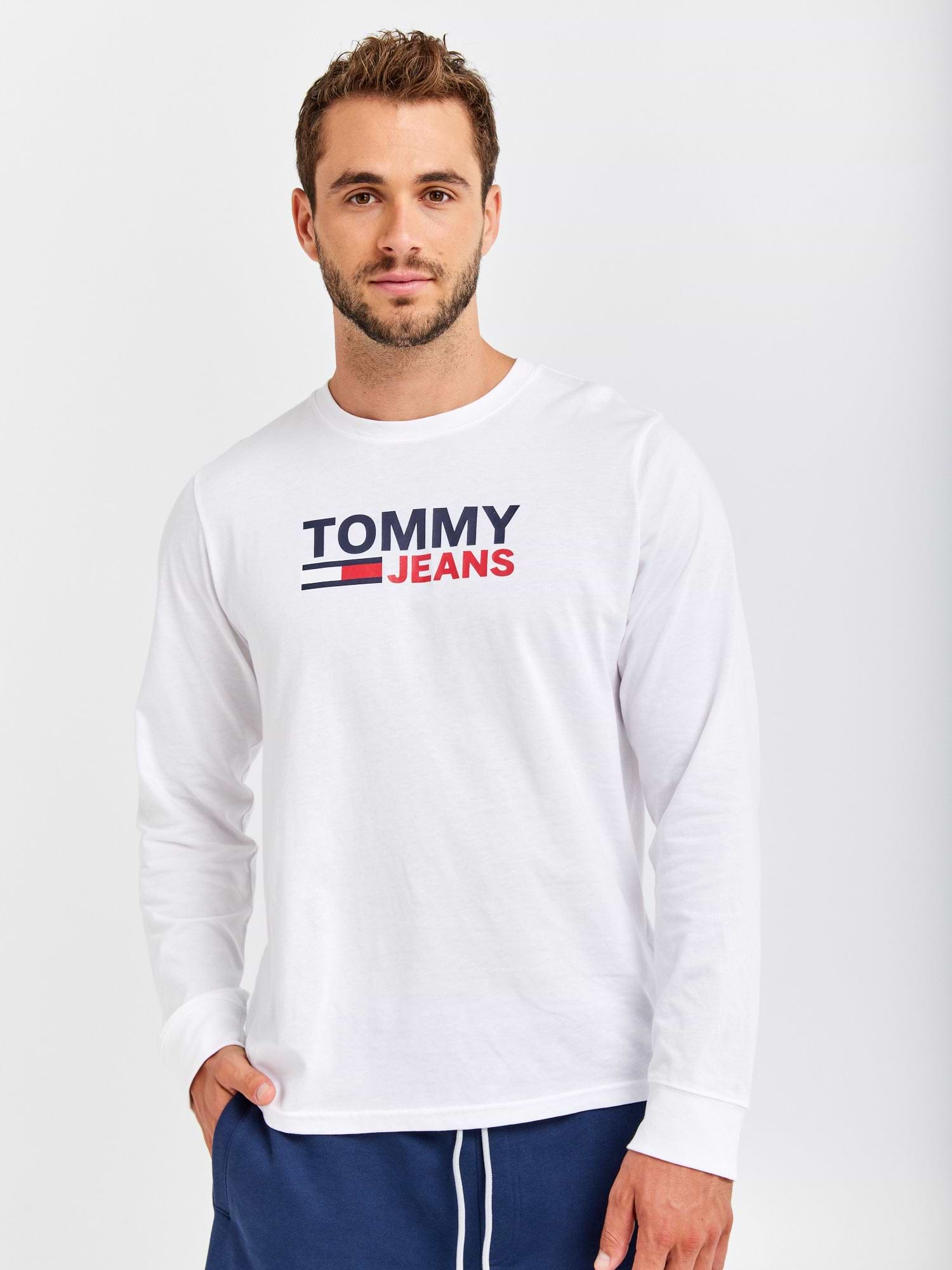 חולצת טי ארוכה עם לוגו מודפס- Tommy Hilfiger|טומי הילפיגר