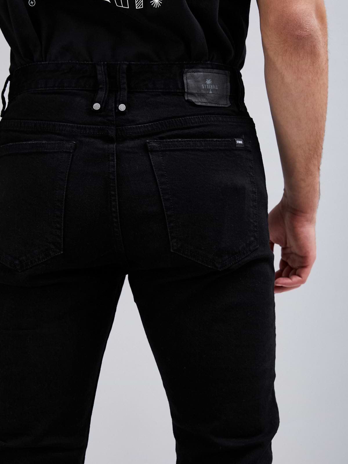 מכנסי ג'ינס ארוכים בגזרת SLIM FIT- Thrills|טרילס