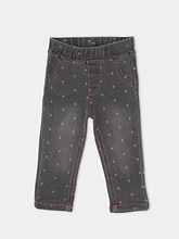 מכנסי ג'ינס עם הדפס כוכבים / תינוקות