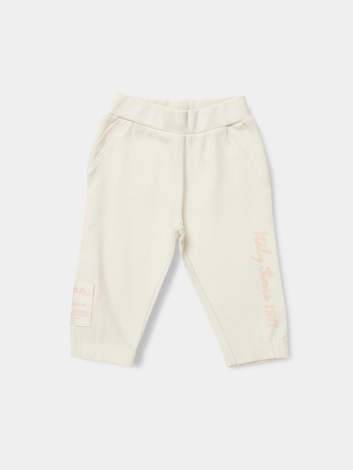 סט בגד גוף ומכנסי טרנינג עם פאץ' לוגו / תינוקות- Fila|פילה