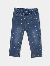 מכנסי ג'ינס עם הדפס כוכבים / תינוקות