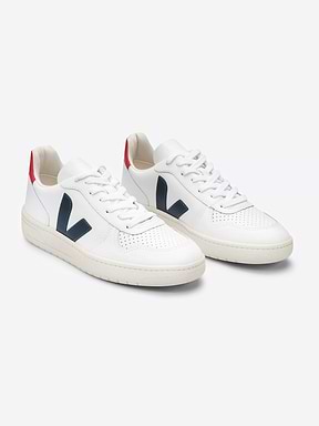 נעלי סניקרס V-10 LEATHER WHITE NAUTICO PEKIN / יוניסקס