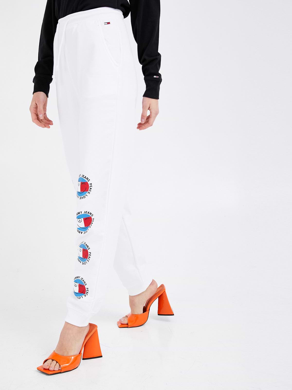 מכנסי טרנינג עם לוגו רקום- Tommy Hilfiger|טומי הילפיגר
