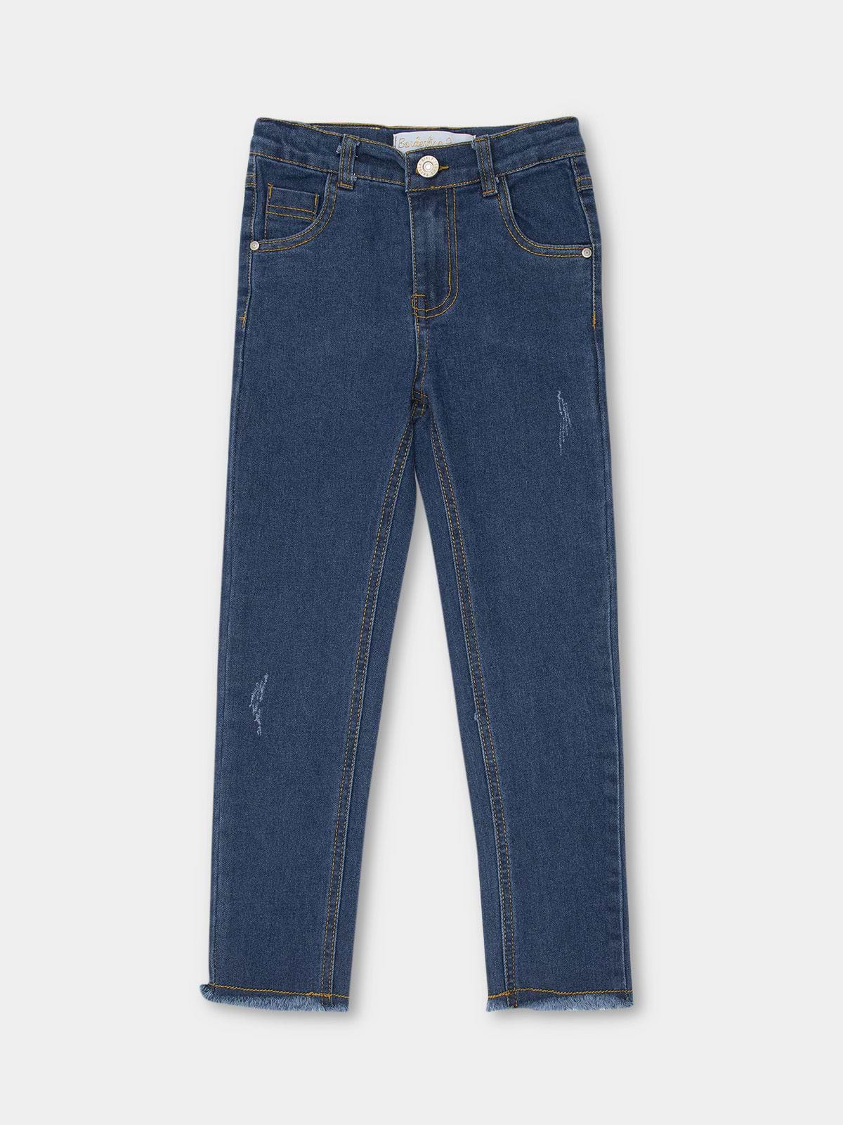 מכנסי ג'ינס בגזרה ישרה / ילדות- Borderline|בורדרליין