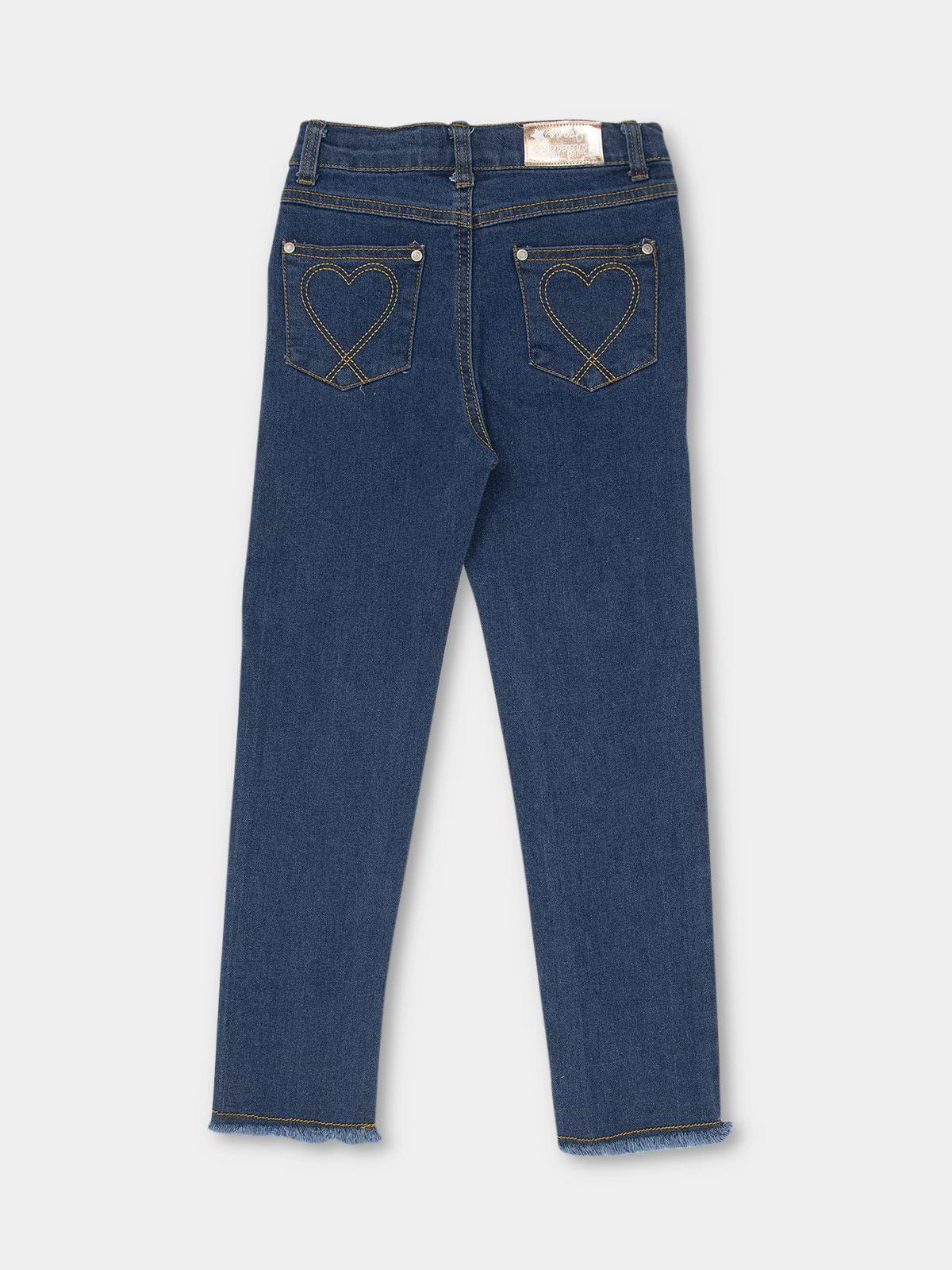 מכנסי ג'ינס בגזרה ישרה / ילדות- Borderline|בורדרליין