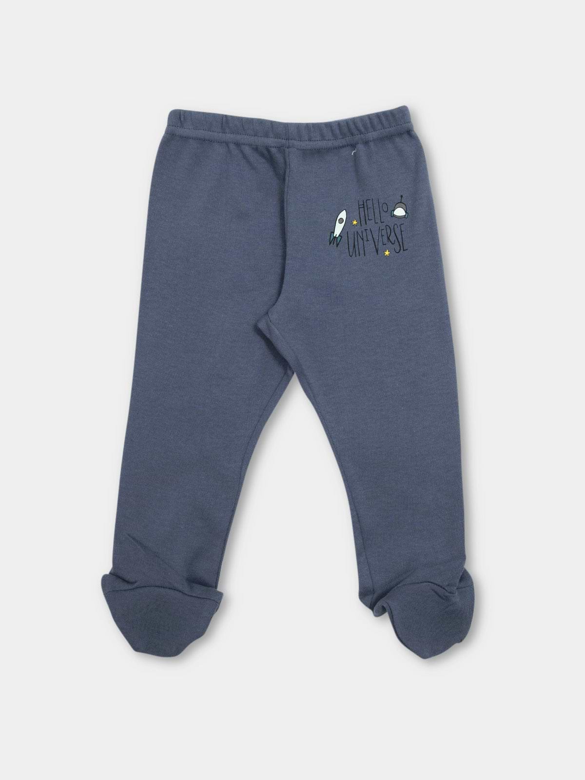 מארז 3 מכנסי בייסיק עם רגלית / תינוקות- Borderline|בורדרליין