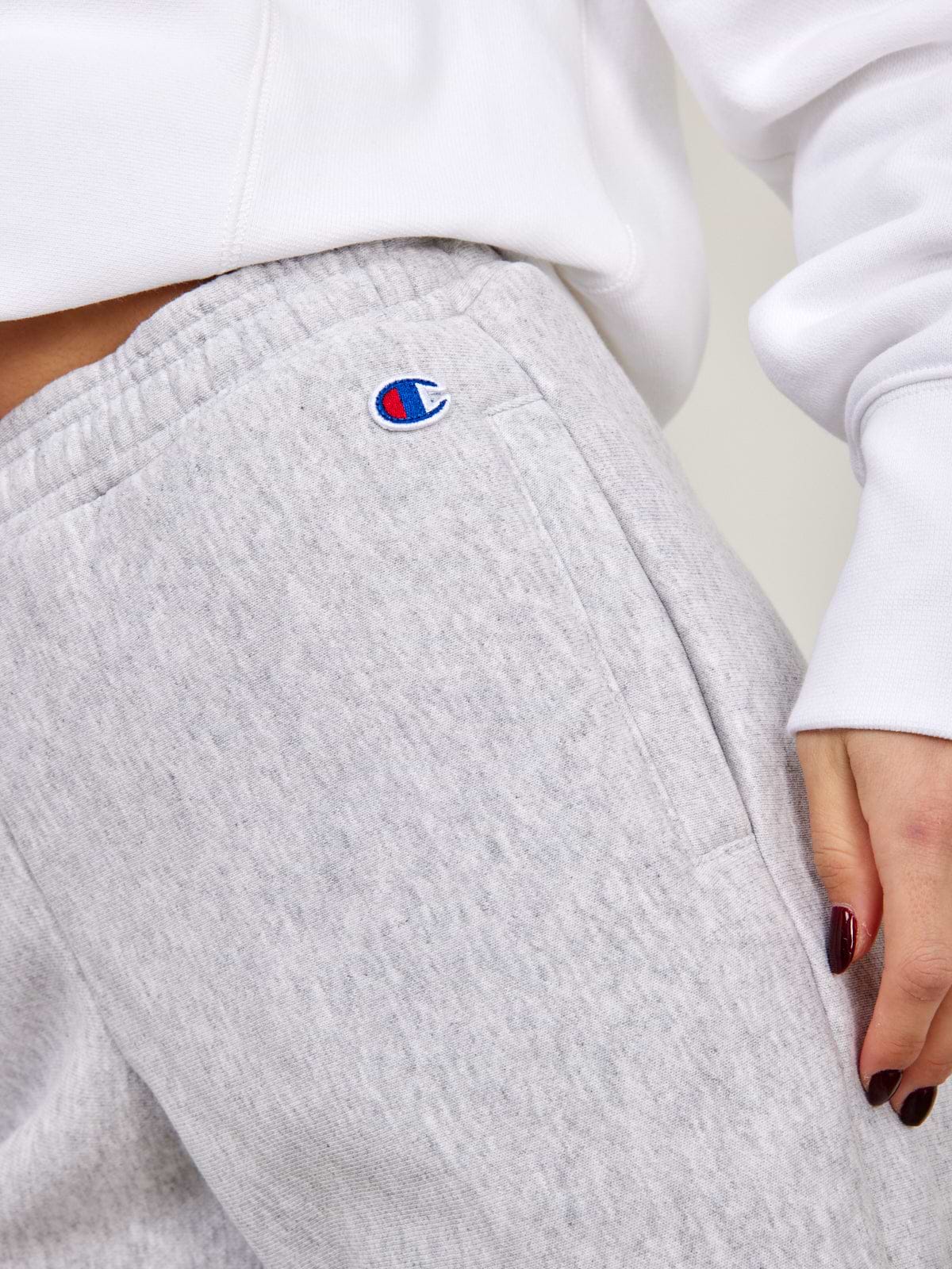 מכנסי טרנינג עם פאץ' לוגו רקום- Champion|צ'מפיון