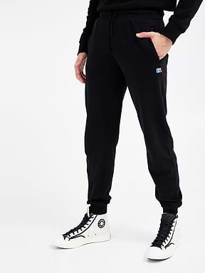 מכנסי טרנינג עם לוגו רקום / יוניסקס