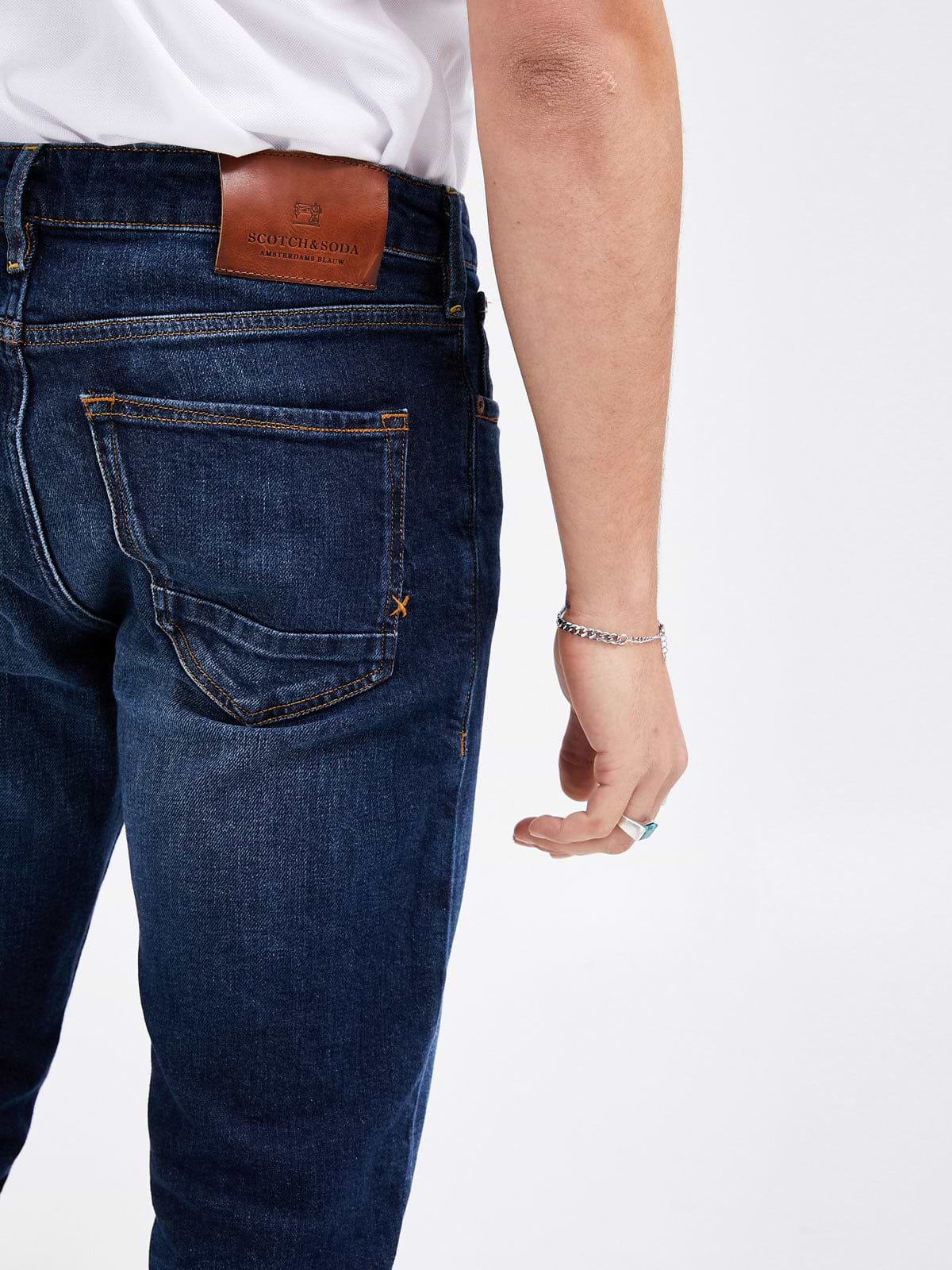 מכנסי ג'ינס בגזרת SLIM FIT- SCOTCH & SODA|סקוץ' אנד סודה