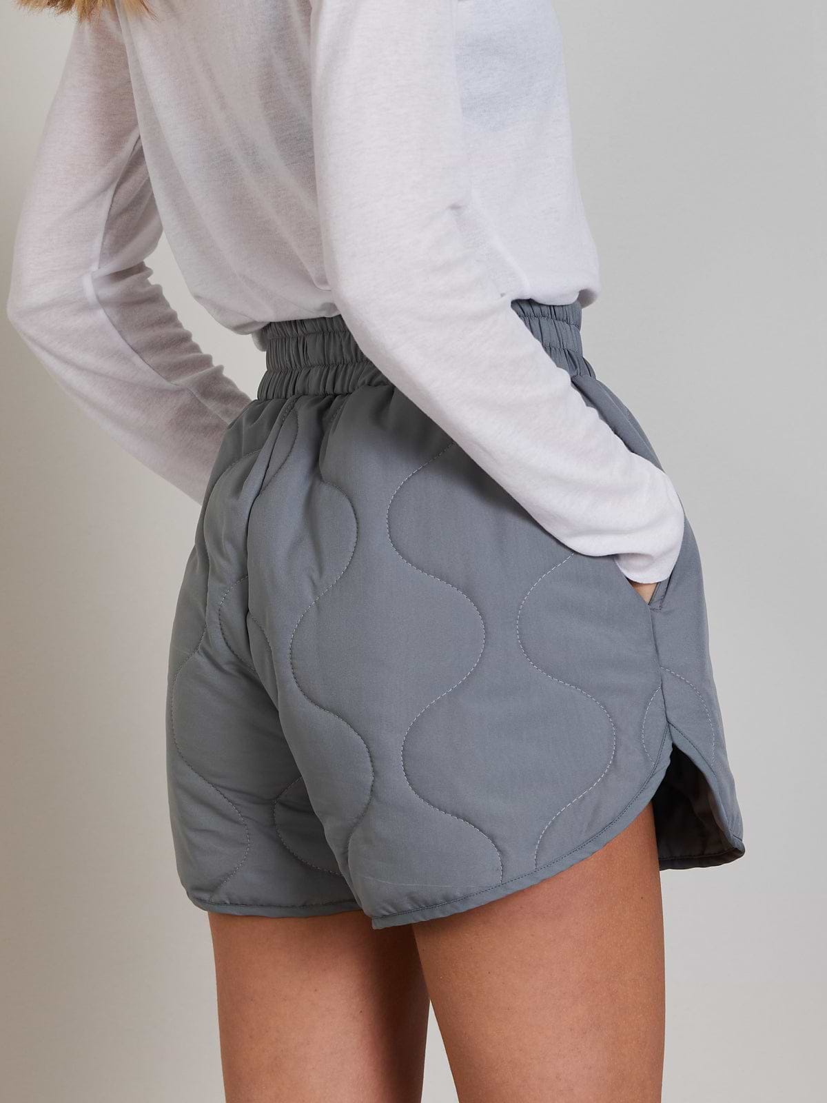 מכנסי שורט בדוגמת קווילט- Style River|סטייל ריבר