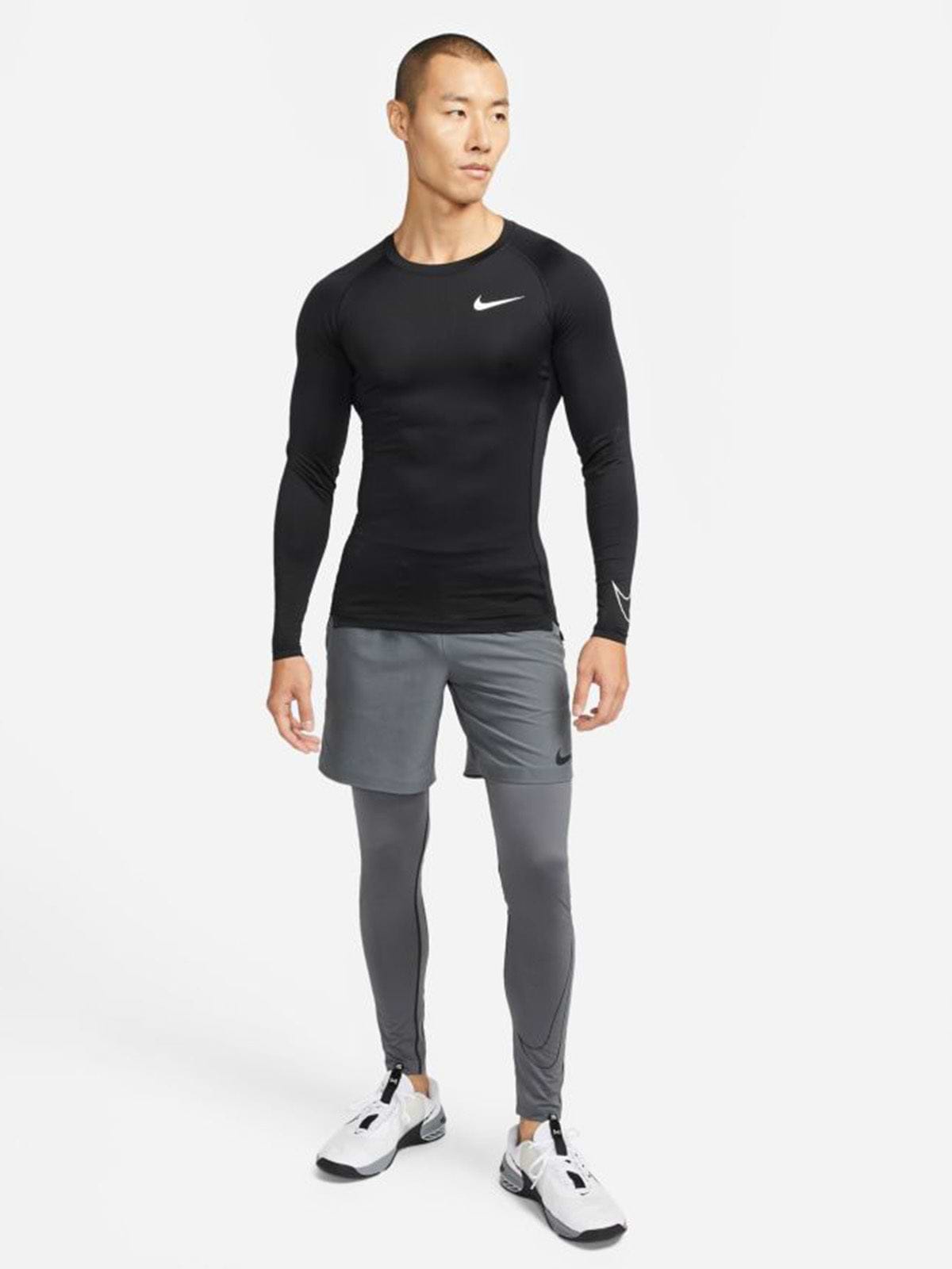 חולצת אימון Dri-FIT עם לוגו מודפס- Nike|נייק