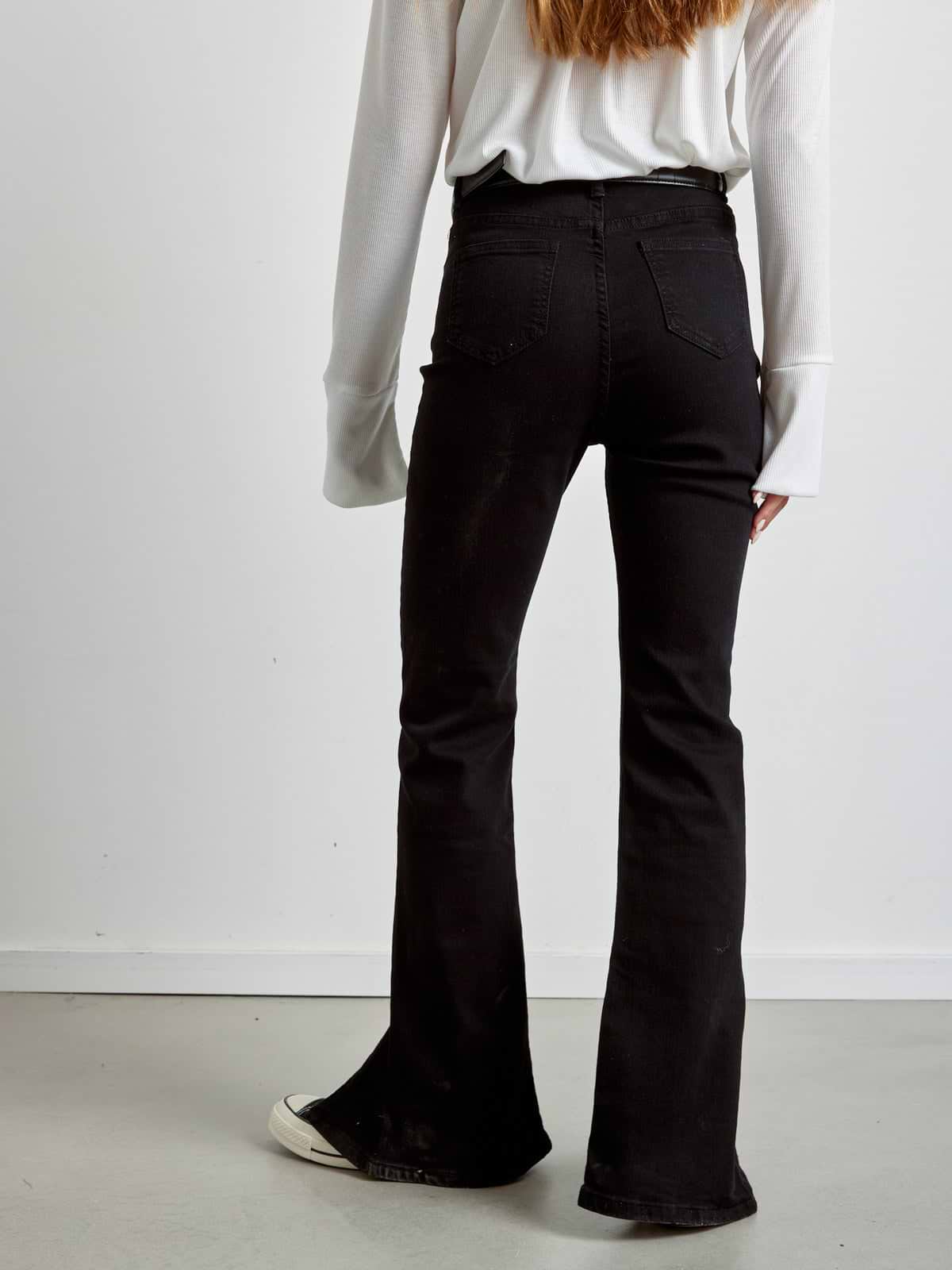 מכנסי ג'ינס סקיני עם שסע- Style River|סטייל ריבר