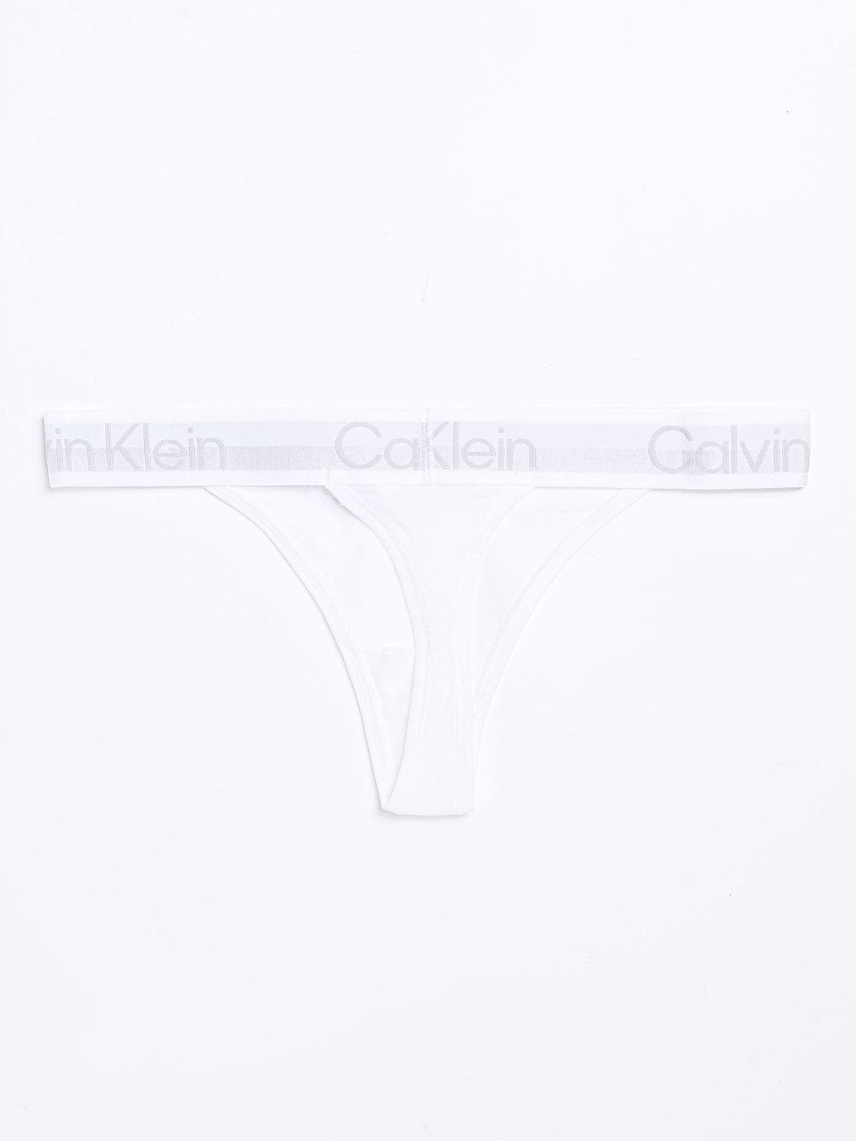 תחתוני חוטיני עם גומי ממותג / נשים- Ck|קלווין קליין